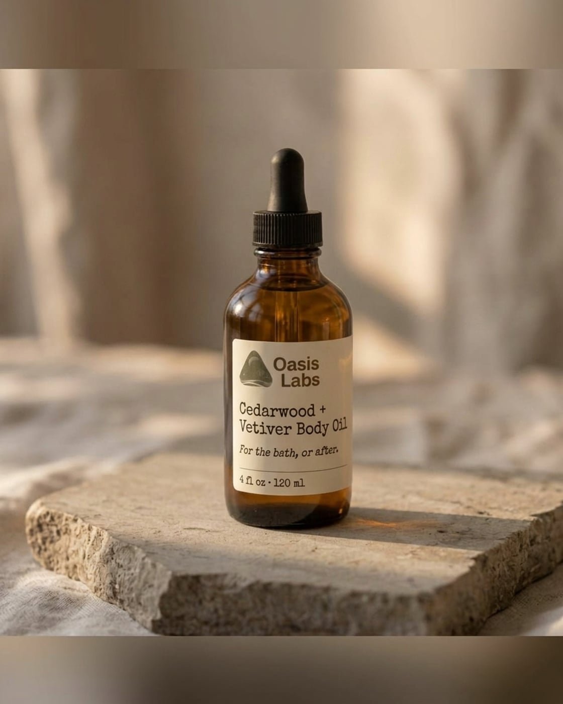 Cedarwood + Vetiver Body Oil